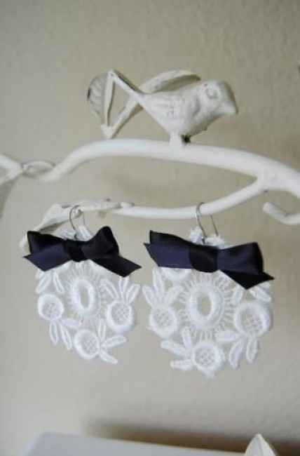 Aretes de encaje