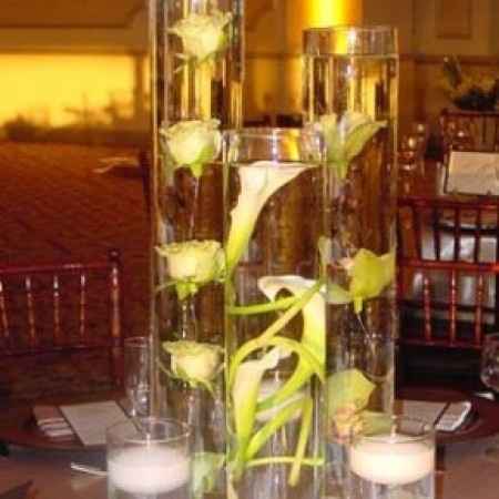 Centros de Mesa de Flores bajo el agua