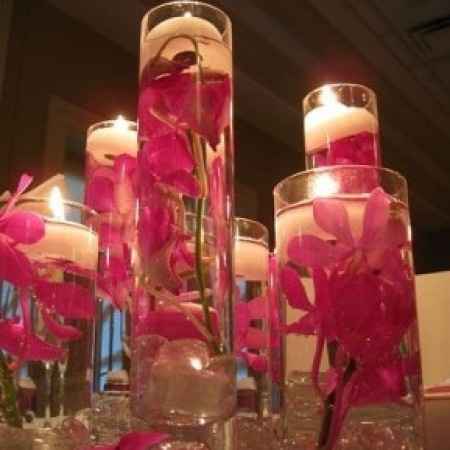 Centros de Mesa de Flores bajo el agua