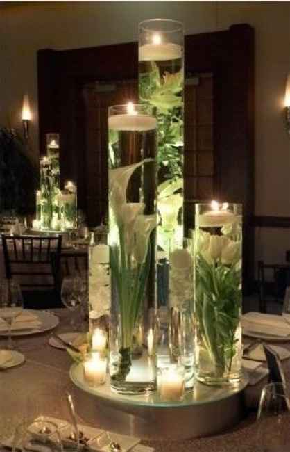 Centros de mesa de flores bajo el agua - Foro Manualidades para bodas -  