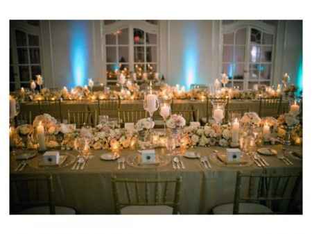 Combinaciones para una boda de color dorado