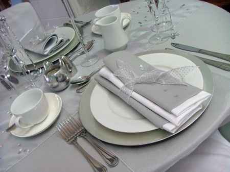 Combinación de colores para una boda color Plateado