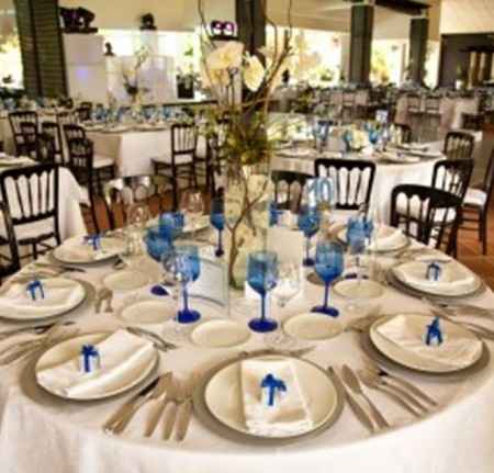 Combinación de colores para una boda color Plateado