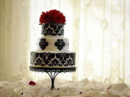 Combinación de colores para una boda de color Negro