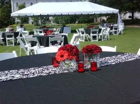 Combinación de colores para una boda de color Negro