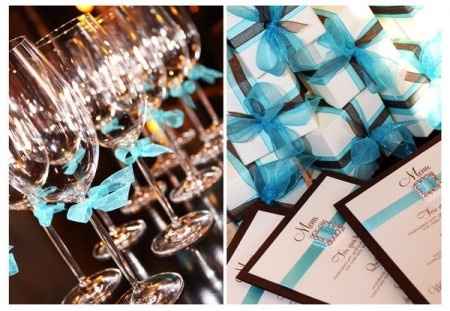 Combinación de colores para una boda de color Negro