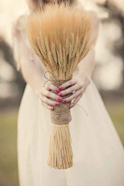 Boda Decoración con Trigo