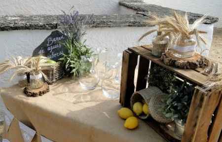 Boda Decoración con Trigo