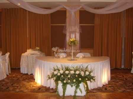 Decoración Mesa de Novios