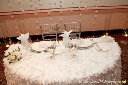 Decoración Mesa de Novios