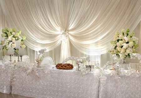 Decoración Mesa de Novios