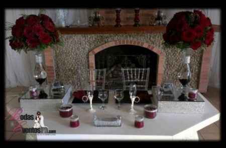Decoración Mesa de Novios