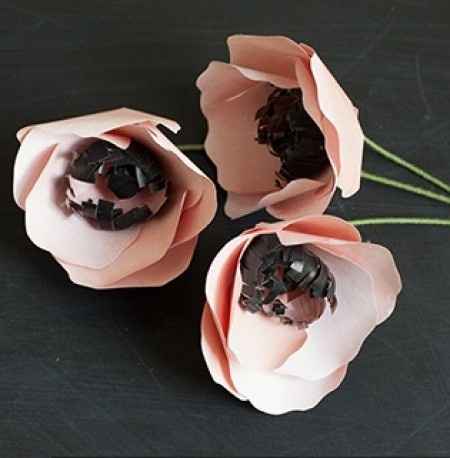 DIY: Ramo de Novia de Anemonas de Papel