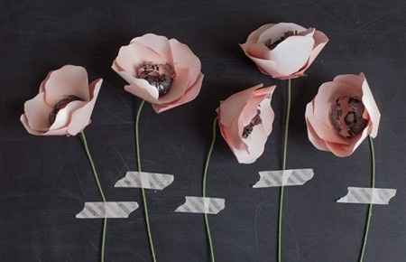 DIY: Ramo de Novia de Anemonas de Papel