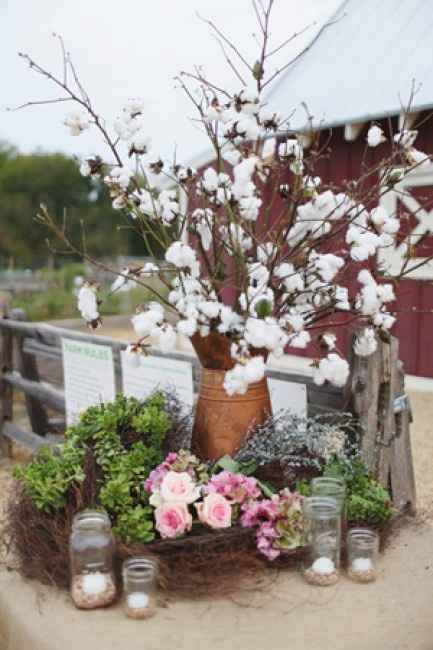 Boda con temática de Algodón