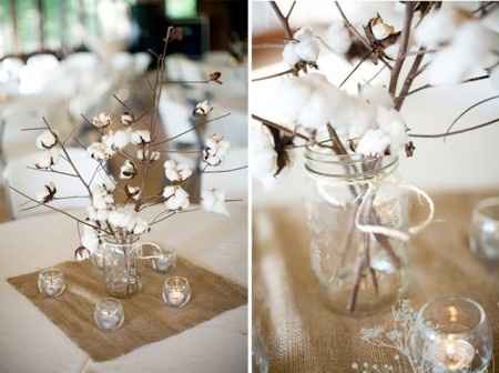 Boda con temática de Algodón
