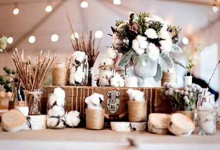 Boda con temática de Algodón