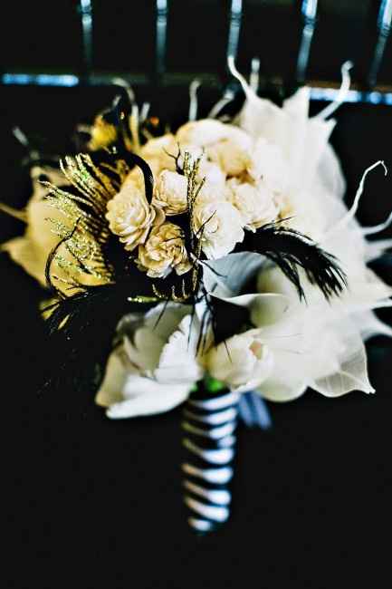 Inspiración para una boda de color Negro y Dorado