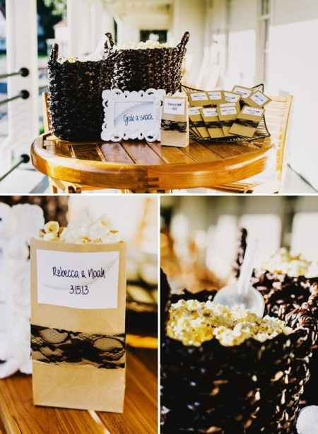 Inspiración para una boda de color Negro y Dorado