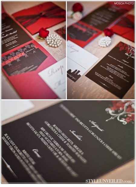 Inspiración para una Boda de color Chocolate con rojo