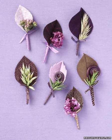 Inspiración para una Boda color Chocolate y Morado o Lavanda