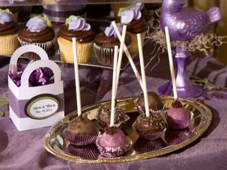 Inspiración para una Boda color Chocolate y Morado o Lavanda