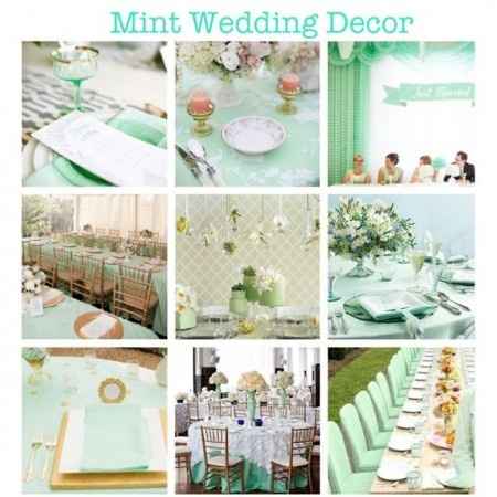 Boda en color Menta