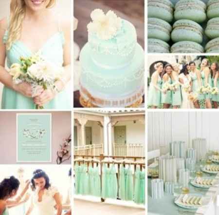 Boda en color Menta