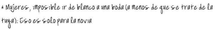 Los SI y los NO de las Bodas