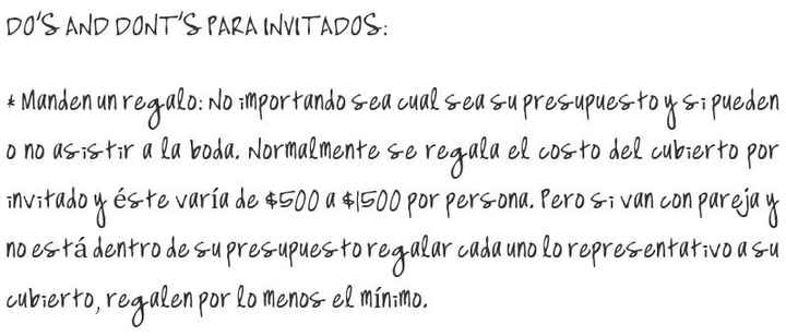Los SI y los NO de las Bodas