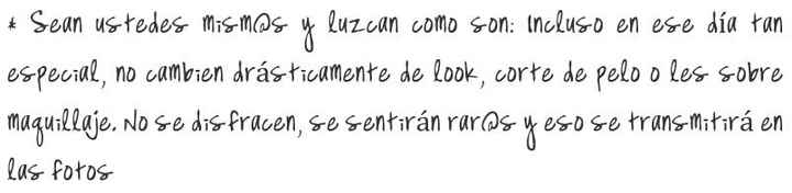 Los SI y los NO de las Bodas