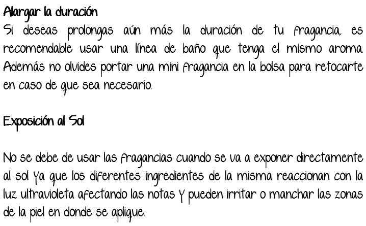 Tips para aplicarte el perfume