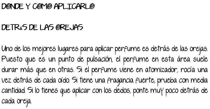Tips para aplicarte el perfume