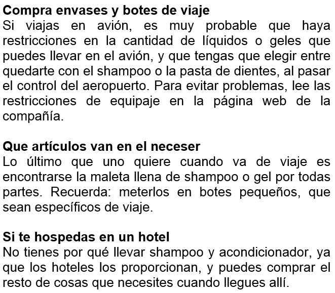 Como empacar una maleta