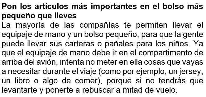Como empacar para un viaje en avión