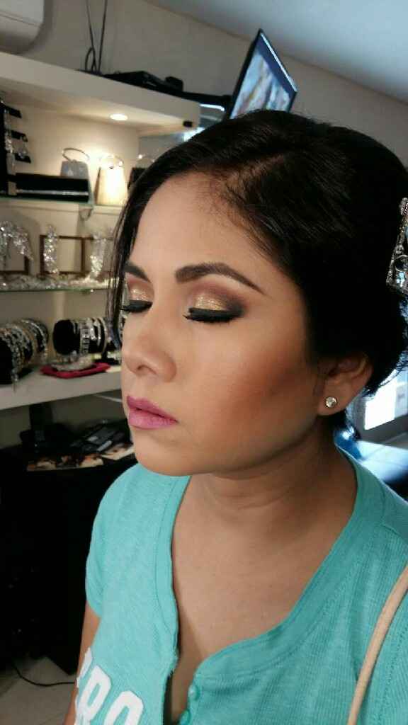 Mi prueba de maquillaje y peinado - 4