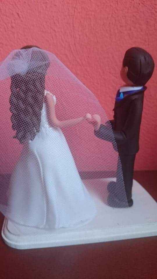 Avances...mi topper de pastel - 2