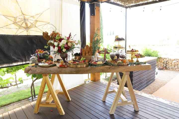 Mesa de quesos para boda