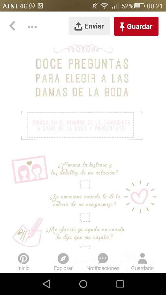 Doce preguntas para elegir a las damas de la boda - 1