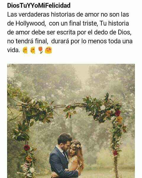 El uno para el otro y ambos para Dios👏💒👫💑 - 1