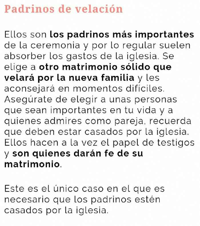 Padrinos de velación - 2