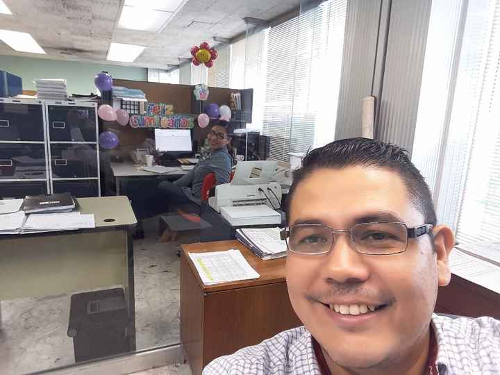 Con mi boss!! jajajaj 