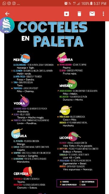 Paletas de hielo para refrescar tu boda - 3