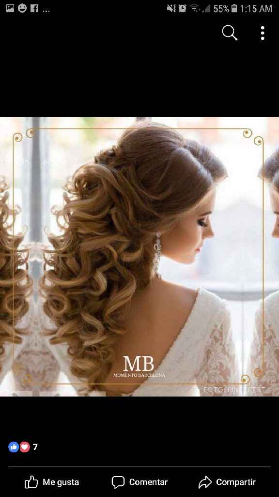 Looks con cabello ondulado y largo - 1