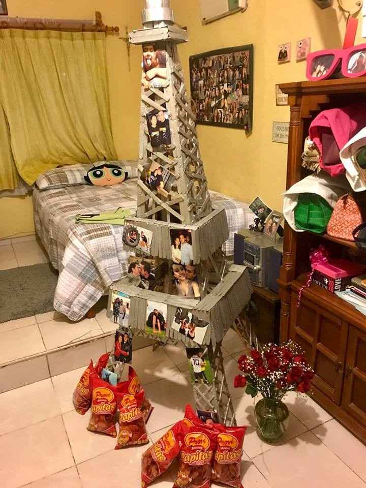 Amo las cosas hechas por el, me encanta que se tome el tiempo de hacerme cartitas, collages, incluso