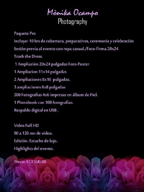  Cotización Fotografía - 1