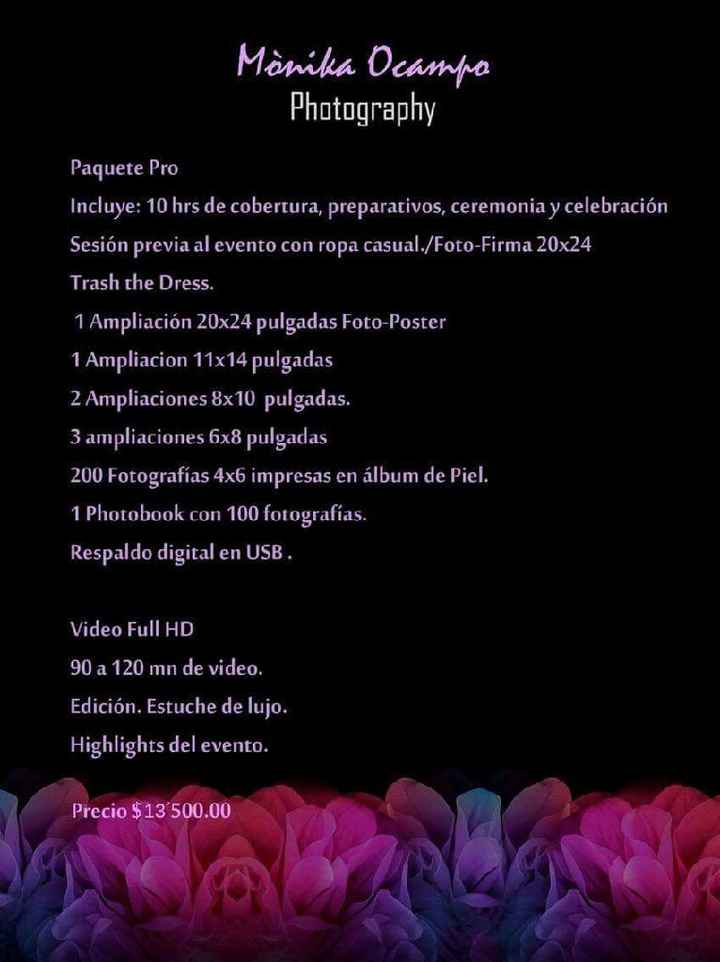  Cotización Fotografía - 1