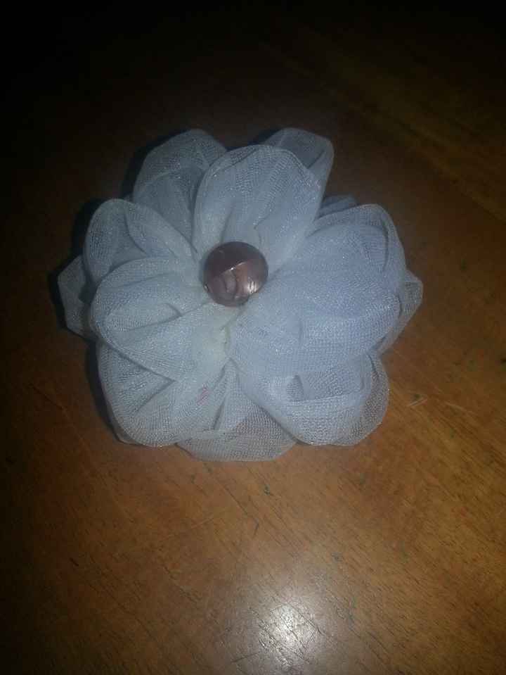 Mis flores de tela
