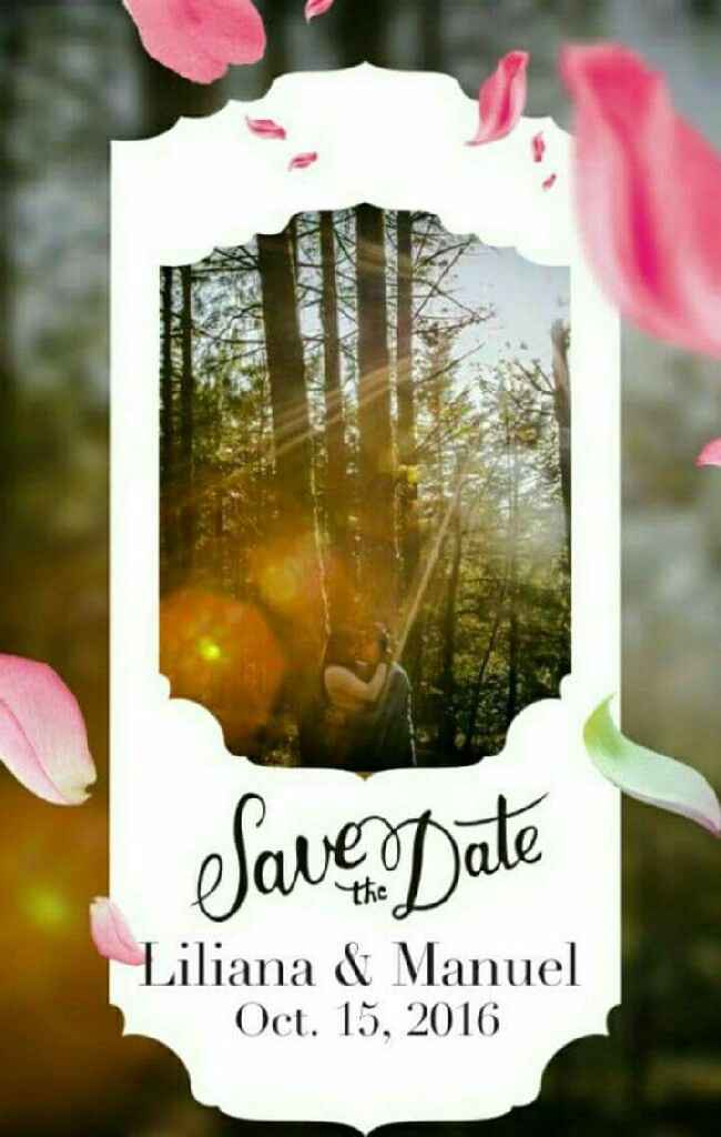 Save the date? - 1