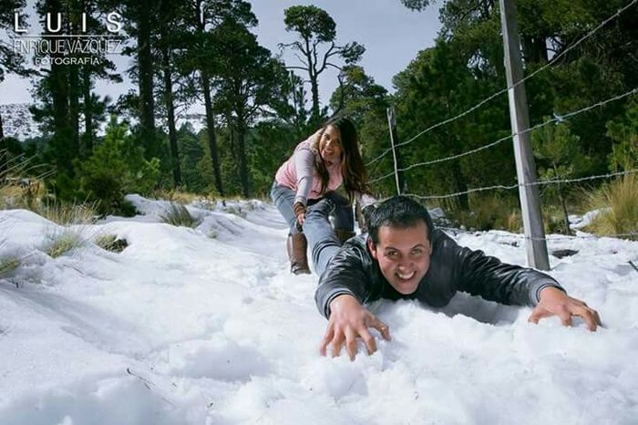 Mi  save the date! en el pico de orizaba - 2